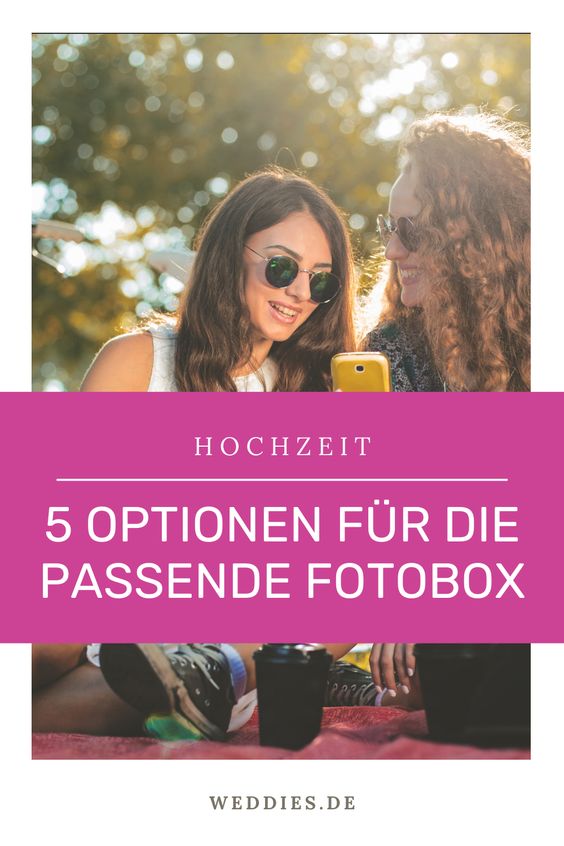 Fotobox - 5 Optionen für deine Hochzeit