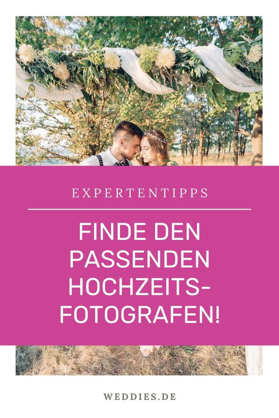 Hochzeitsfotograf finden - Expertentipps