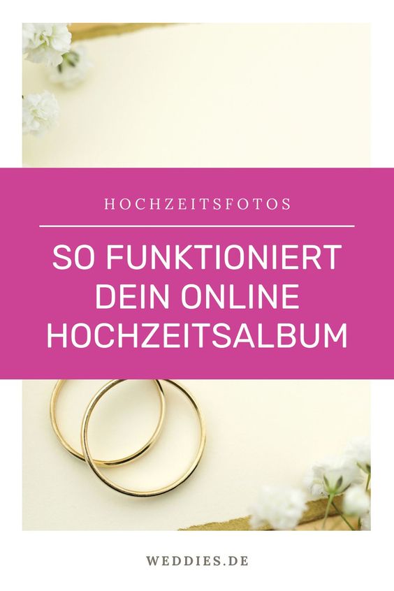 Hochzeitsfotos teilen - So funktioniert ein Online Hochzeitsalbum