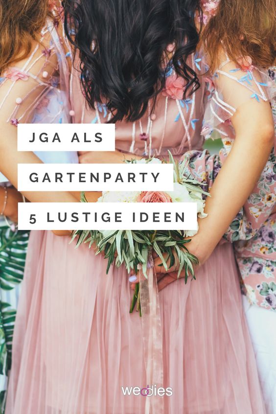 JGA Gartenparty - 5 lustige Ideen