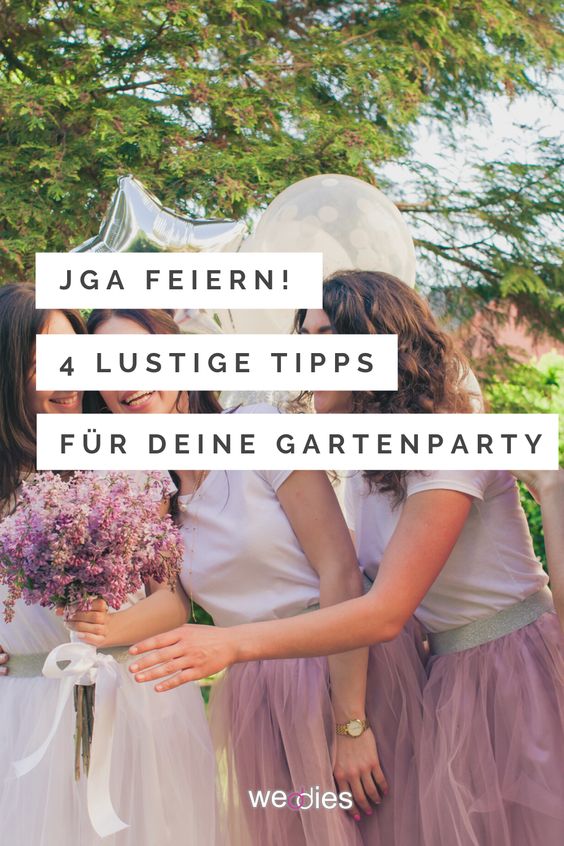 JGA feiern - Tipps für eine JGA Gartenparty