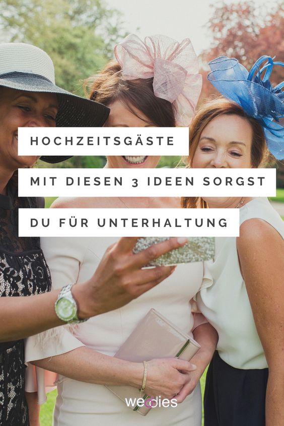 Unterhaltung Hochzeitsgäste - So hat jeder Spaß