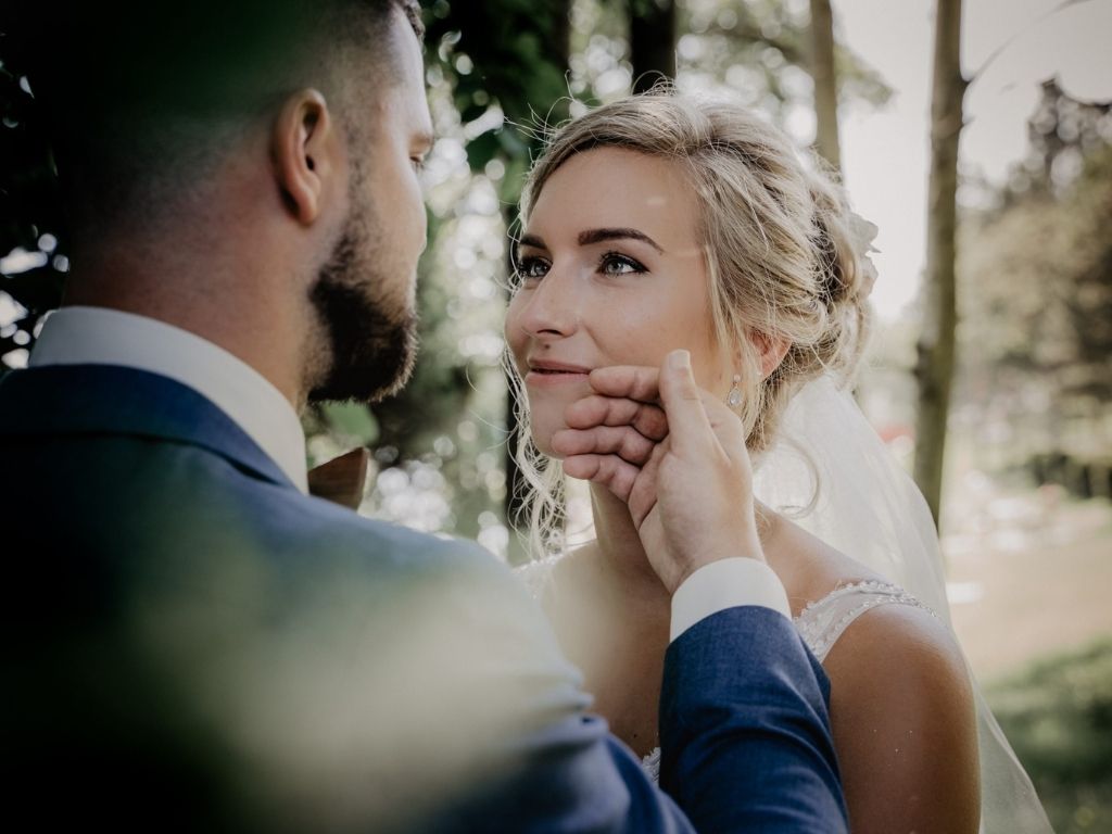 First Look Shooting an der Hochzeit