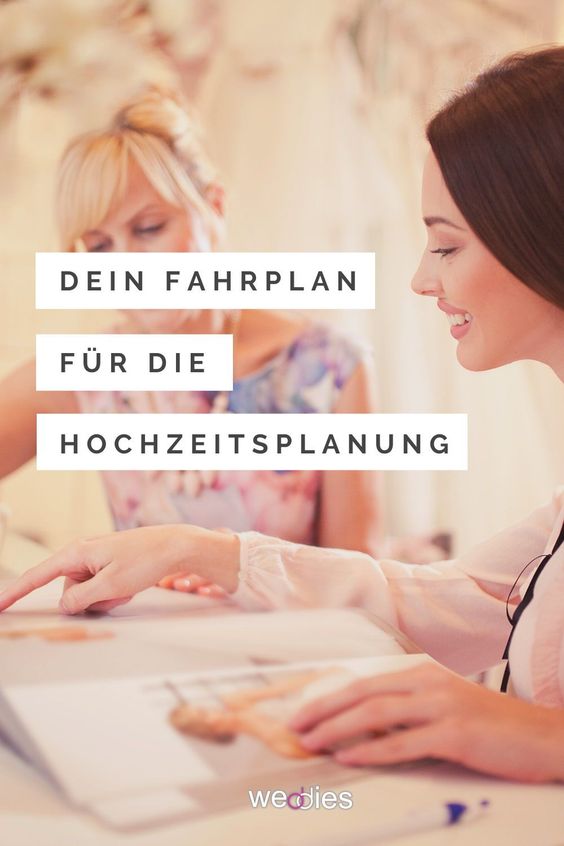 Dein Fahrplan für die Hochzeitsplanung