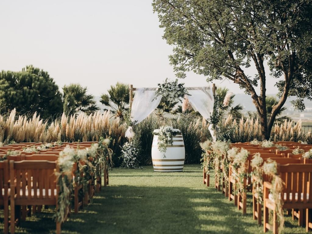 Gartenhochzeit mit freier Trauung