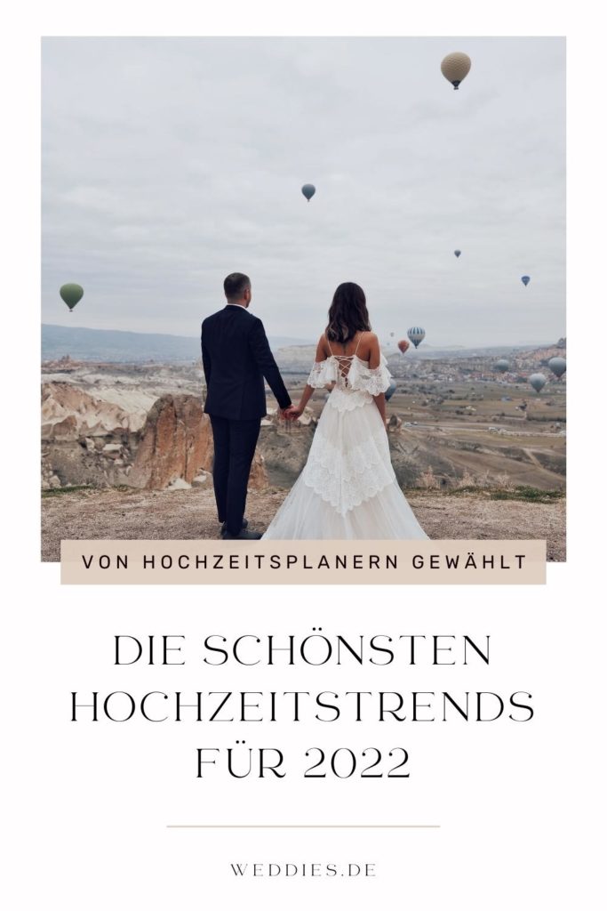 Hochzeitstrends 2022 - Die schönsten Hochzeitstrends für 2022 - von Hochzeitsplanern gewählt