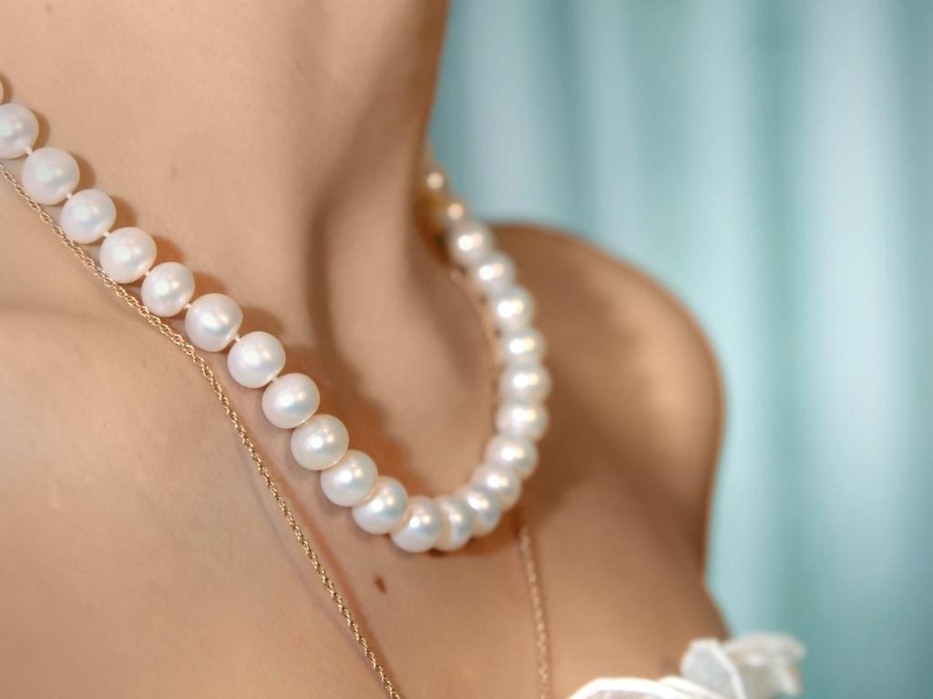 Ideen mit Perlen für die Hochzeit - Perlenkette