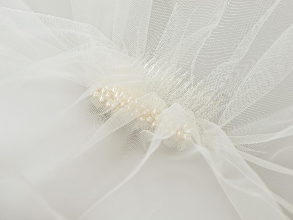 Ideen mit Perlen für die Hochzeit - Schleier mit Perlen