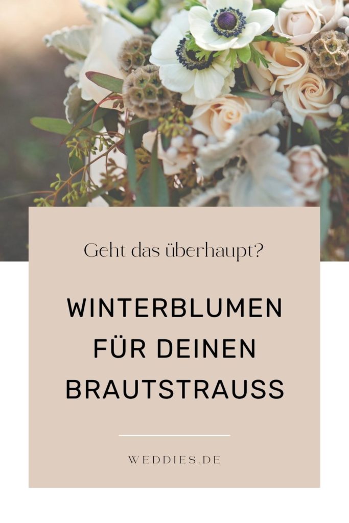 Hochzeitsblumen - Winterblumen für deinen Brautstrauss