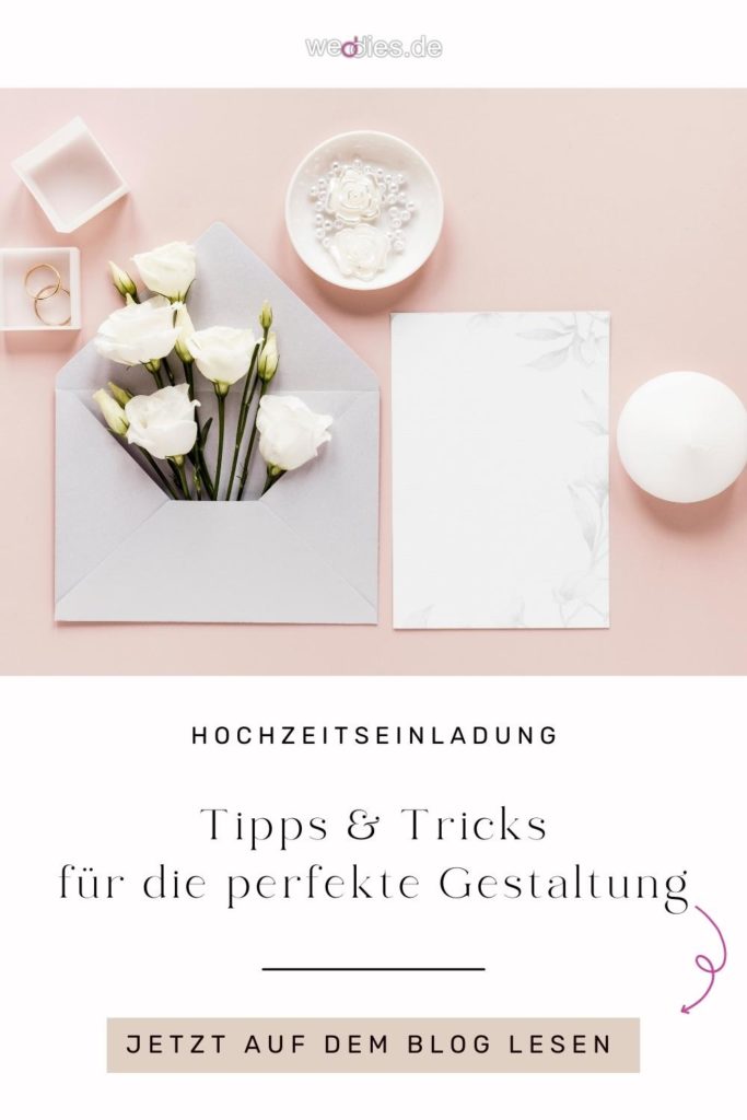 Hochzeitseinladung - Tipp und Tricks für die perfekte Gestaltung