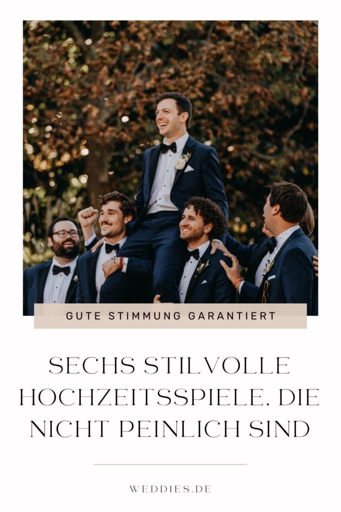 Sechs stillvolle Hochzeitsspiele die nicht peinlich sind