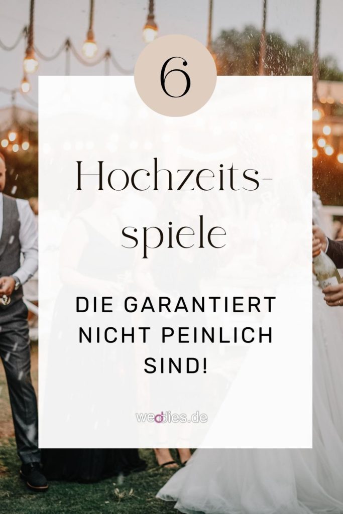 Stilvolle Hochzeitsspiele die garantiert nicht peinlich sind