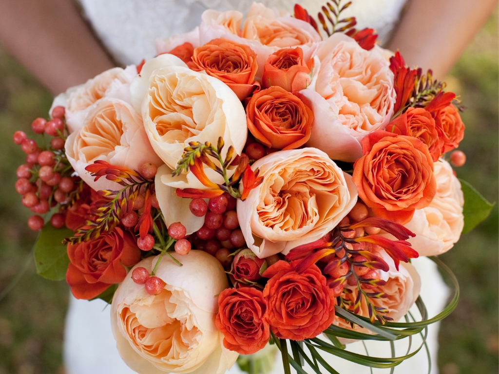 Hochzeitstrends 2023 - Orange und Terracotta als Farbtöne
