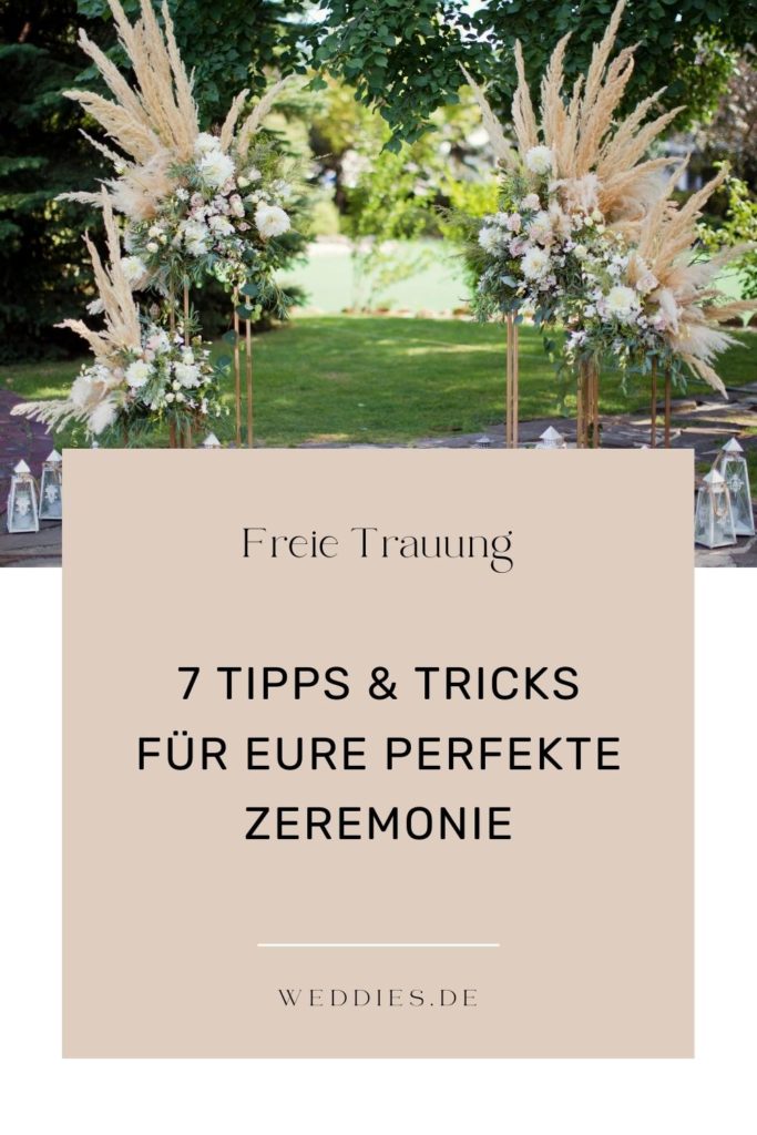 Freie Trauung - 7 Tipps & Tricks für die perfekte Zeremonie