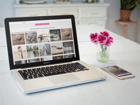 Online Galerie für Hochzeitsfotos