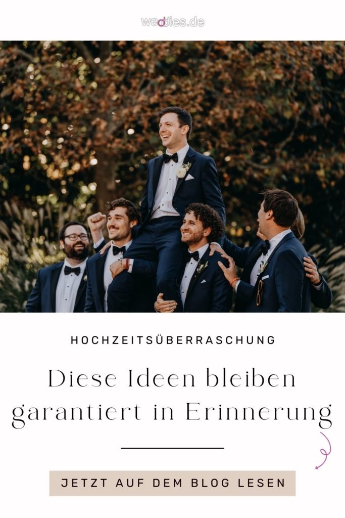 Ideen für Hochzeitsüberraschungen für das Brautpaar