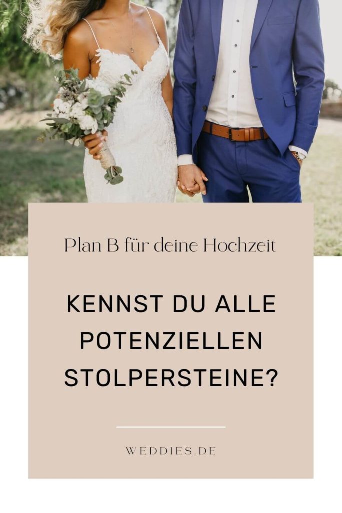 Hochzeitsplanung mit Plan B