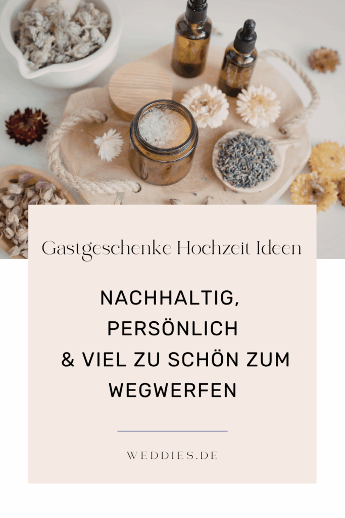 DIY-Gastgeschenke Hochzeit Ideen