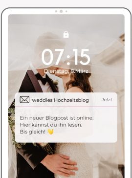 weddies Hochzeitsblog Newsletter